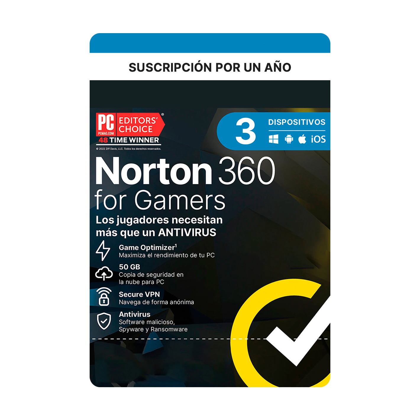 Norton 360 for Gamers 2023 3 Dispositivos