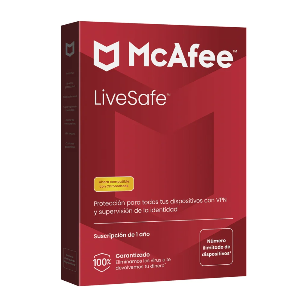 Antivirus McAfee LiveSafe